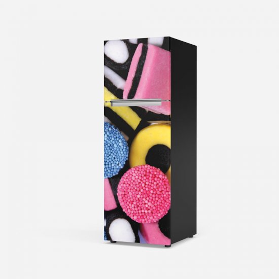 Αυτοκόλλητο ψυγείου - Πολύχρωμα Γλυκά