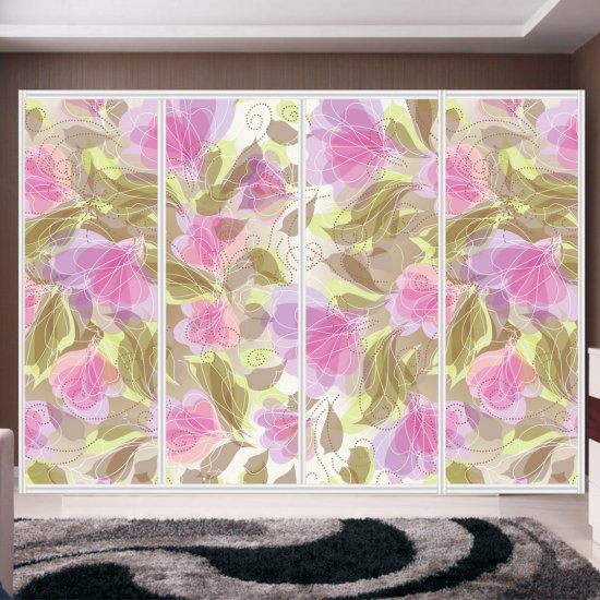 Αυτοκόλλητο ντουλάπας - Ανθισμένη άνοιξη