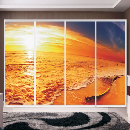 Wardrobe sticker - Evening colors