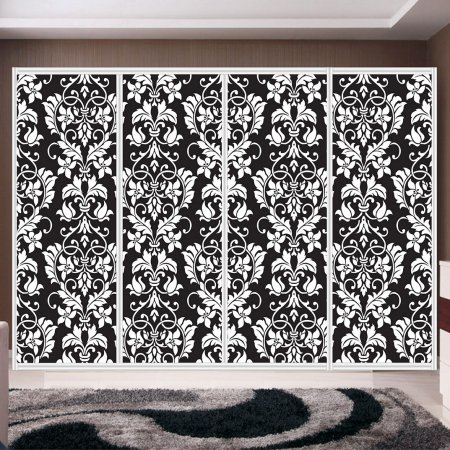 Αυτοκόλλητο ντουλάπας - Ρετρό μοτίβο