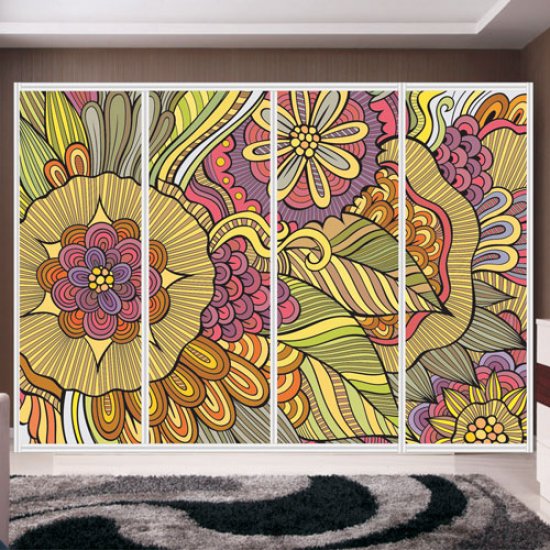 Αυτοκόλλητο ντουλάπας - Vintage