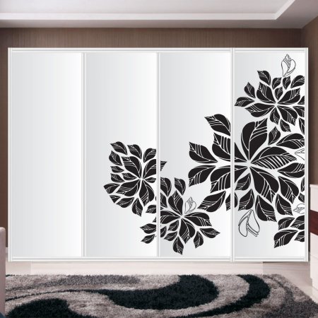 Αυτοκόλλητο ντουλάπας - Φύλλα