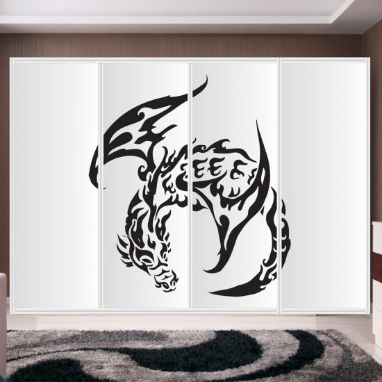 Αυτοκόλλητο ντουλάπας - Dragon