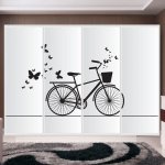 Αυτοκόλλητο ντουλάπας - Ποδήλατο
