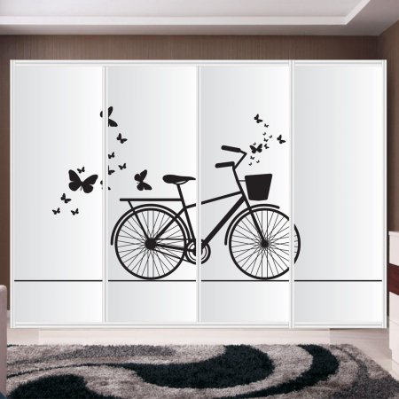 Αυτοκόλλητο ντουλάπας - Ποδήλατο