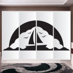 Αυτοκόλλητο ντουλάπας - Καράβι