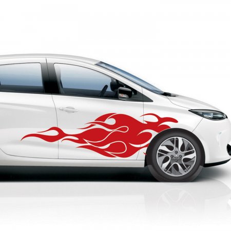 Car sticker - Flames