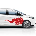 Αυτοκόλλητο αυτοκινήτου - Φλόγες 2