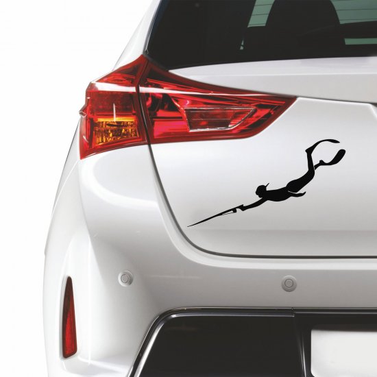 Αυτοκόλλητο αυτοκινήτου - Ψαροτούφεκο 2