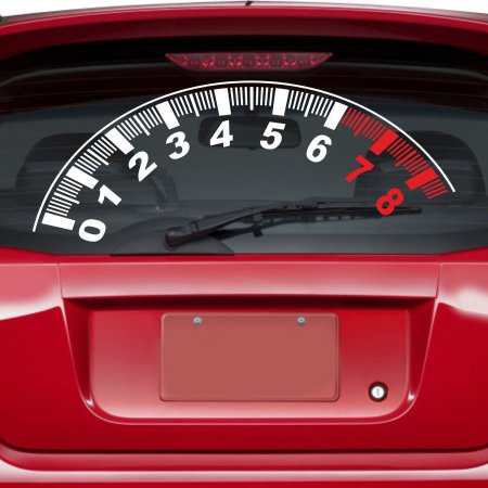 Car sticker - Tachometer