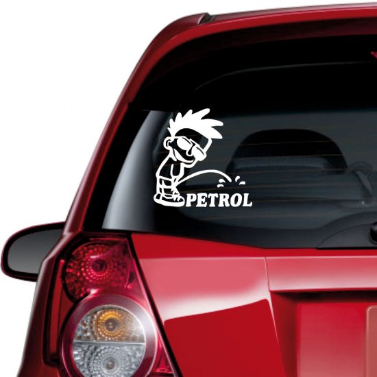 Car Sticker - Petrol Peeing Boy