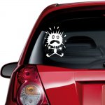 Car Sticker - Scared Face