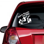 Car Sticker - Don't Touch my Car 03