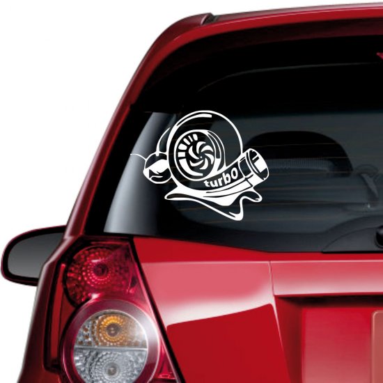 Αυτοκόλλητο αυτοκινήτου - Τούρμπο Σαλιγκάρι 02