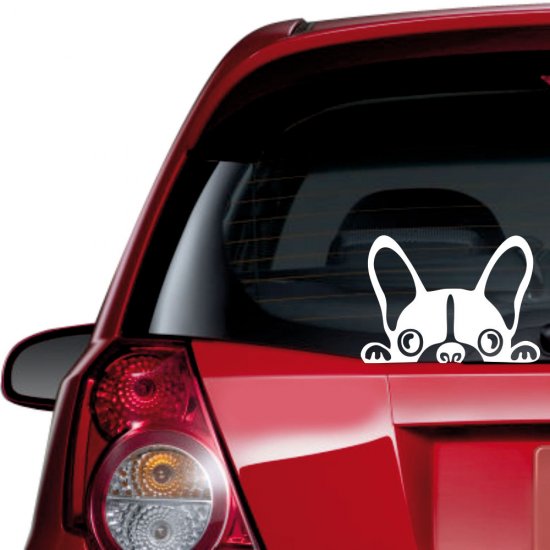 Αυτοκόλλητο αυτοκινήτου - Σκυλάκι