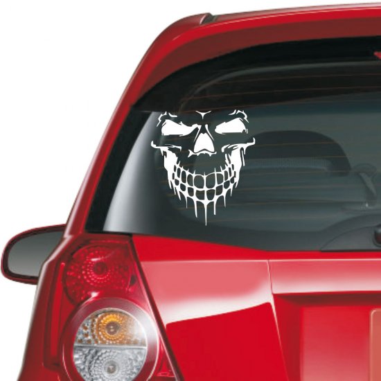 Αυτοκόλλητο αυτοκινήτου - Κρανίο 02 Αυτοκόλλητο αυτοκινήτου - Κρανίο 02