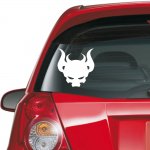 Αυτοκόλλητο αυτοκινήτου - Κρανίο 04