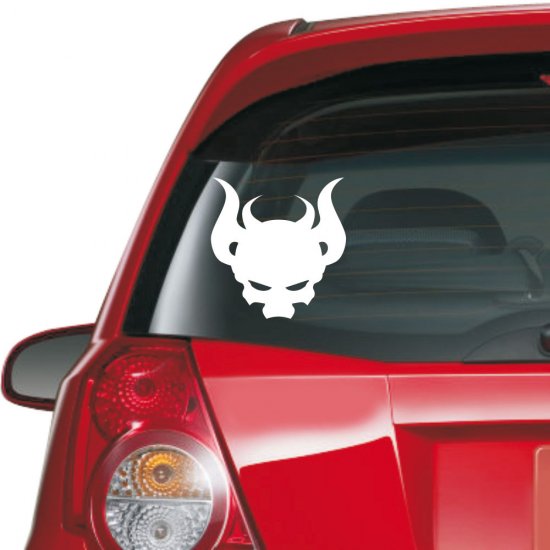 Αυτοκόλλητο αυτοκινήτου - Κρανίο 04 Αυτοκόλλητο αυτοκινήτου - Κρανίο 04