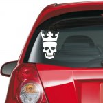 Αυτοκόλλητο αυτοκινήτου - Κρανίο 05