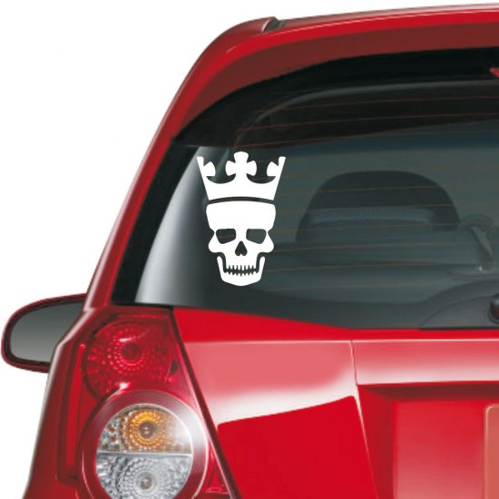 Αυτοκόλλητο αυτοκινήτου - Κρανίο 05 Αυτοκόλλητο αυτοκινήτου - Κρανίο 05