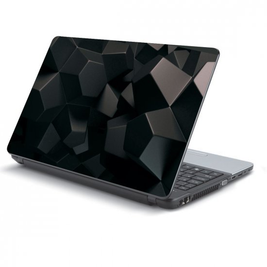Αυτοκόλλητο Laptop - Black shapes