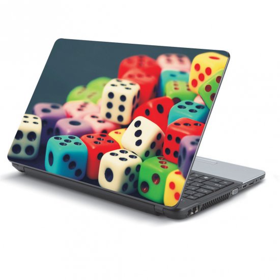 Αυτοκόλλητο Laptop - Dice Αυτοκόλλητο Laptop - Dice