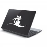 Αυτοκόλλητο Laptop - Γάτα
