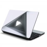Αυτοκόλλητο Laptop - Τριγωνική Δίνη