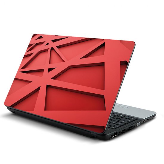 Αυτοκόλλητο Laptop - Abstract Red Lines Αυτοκόλλητο Laptop - Abstract Red Lines
