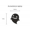 Αυτοκόλλητο Laptop - Φαντασματάκι