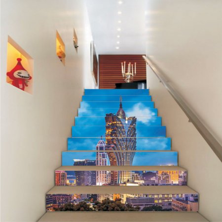 Αυτοκόλλητο σκάλας (Τιμή ανά τεμάχιο) - Μακάου