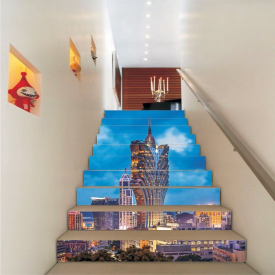 Αυτοκόλλητο σκάλας (Τιμή ανά τεμάχιο) - Μακάου