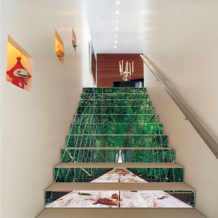 Αυτοκόλλητο σκάλας (Τιμή ανά τεμάχιο) - Ξύλινη γέφυρα