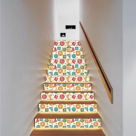 Αυτοκόλλητο σκάλας - Παιχνιδιάρικα σχέδια