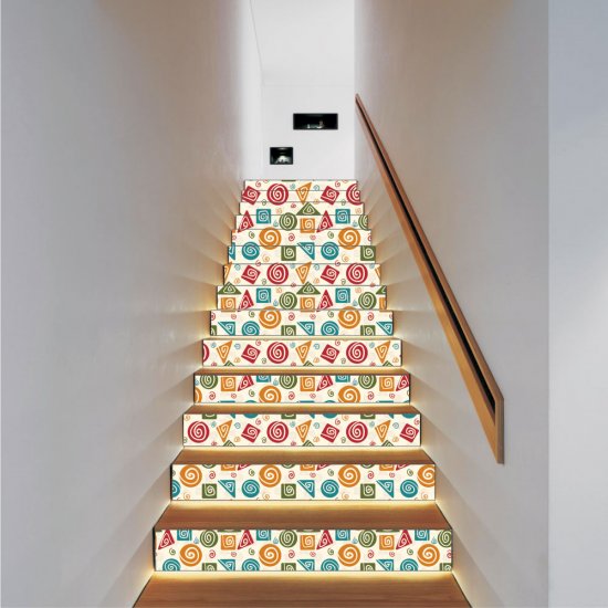 Αυτοκόλλητο σκάλας - Παιχνιδιάρικα σχέδια