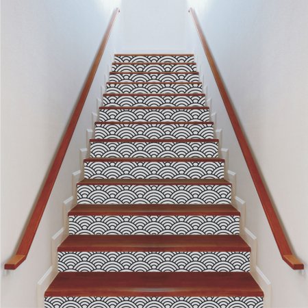 Αυτοκόλλητο σκάλας (Τιμή ανά τεμάχιο) - Black and white