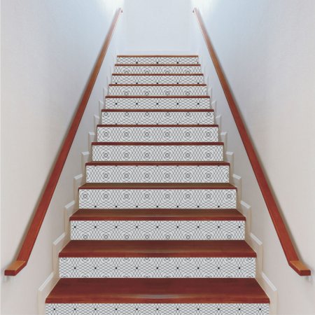 Αυτοκόλλητο σκάλας (Τιμή ανά τεμάχιο) - Black and white 3