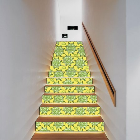 Αυτοκόλλητο σκάλας (Τιμή ανά τεμάχιο) - Vintage μοτίβο 5