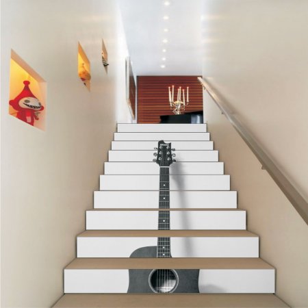 Αυτοκόλλητο σκάλας (Τιμή ανά τεμάχιο) - Κιθάρα