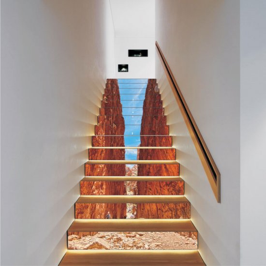 Αυτοκόλλητο σκάλας (Τιμή ανά τεμάχιο) - Φαράγγι