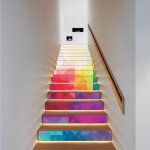 Αυτοκόλλητο σκάλας (Τιμή ανά τεμάχιο) - Χρωματιστά σχήματα