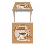 Αυτοκόλλητο τραπεζιού - I love coffee