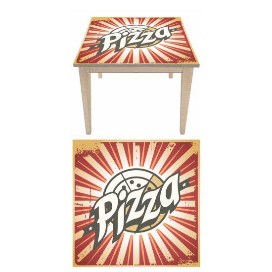 Αυτοκόλλητο τραπεζιού - Pizza 3