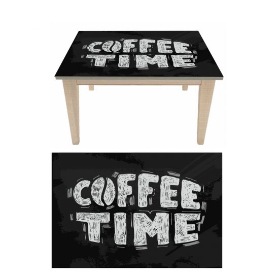 Αυτοκόλλητο τραπεζιού - Coffee time 4