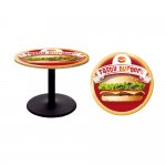 Αυτοκόλλητο τραπεζιού - Tasty Burger