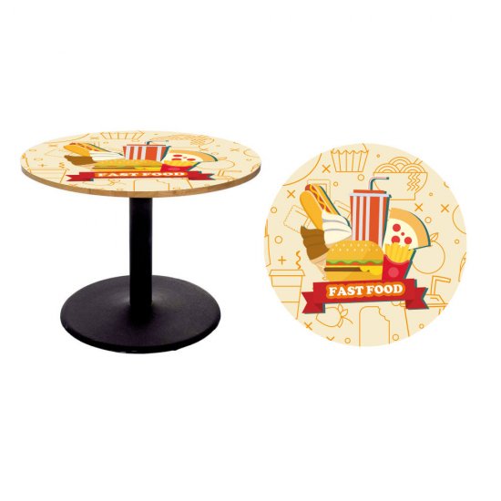 Αυτοκόλλητο τραπεζιού - Fast Food 3 Αυτοκόλλητο τραπεζιού - Fast Food 3