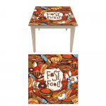 Αυτοκόλλητο τραπεζιού - Fast Food 5