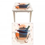 Αυτοκόλλητο τραπεζιού - Κατσαρόλες