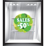 Αυτοκόλλητο βιτρίνας - Άνοιξη - Εκπτώσεις 2