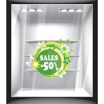 Αυτοκόλλητο βιτρίνας - Άνοιξη - Εκπτώσεις 4